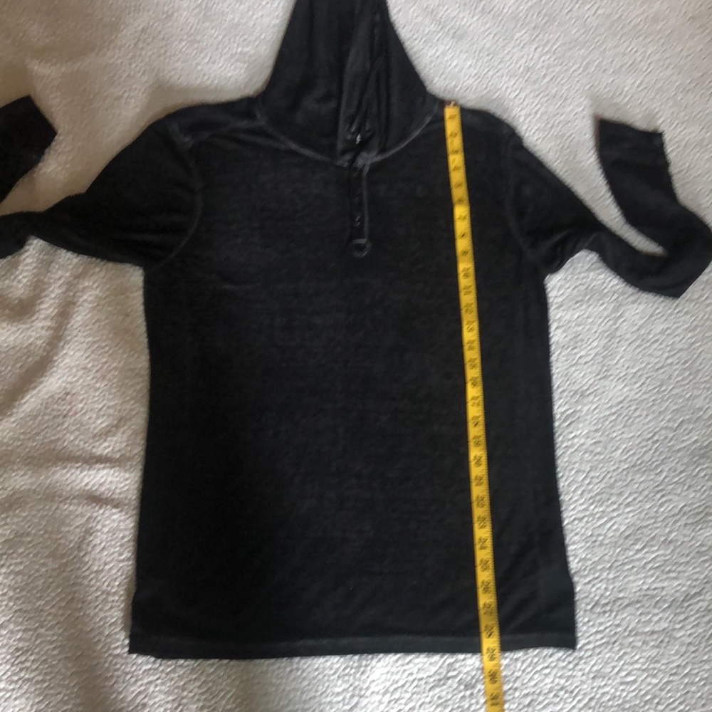 NWOT, i Jeans by Buffalo Men’s distressed lightweight long sleeve hoodie - Picture 10 of 10